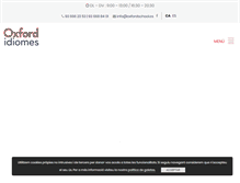 Tablet Screenshot of oxfordschool.es