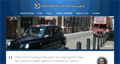 Desktop Screenshot of oxfordschool.sk