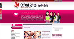 Desktop Screenshot of oxfordschool.hu