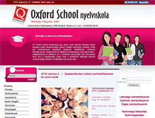 Tablet Screenshot of oxfordschool.hu